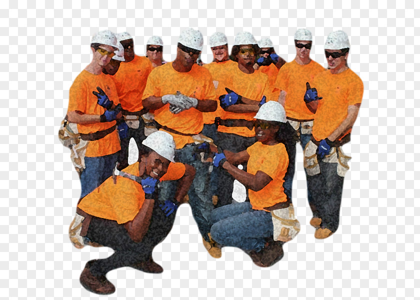 Youthbuild Construction Worker Laborer Architectural Engineering Personal Protective Equipment PNG