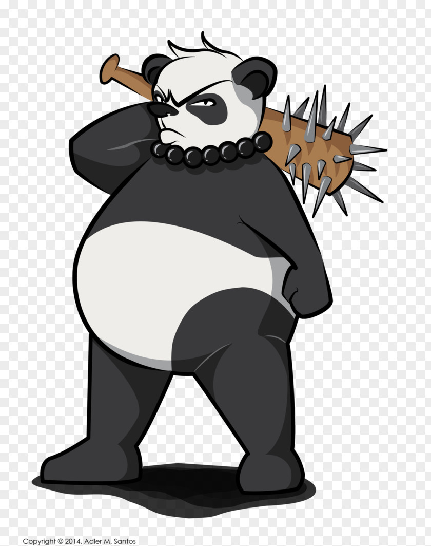 Bad Giant Panda Bear Clip Art PNG