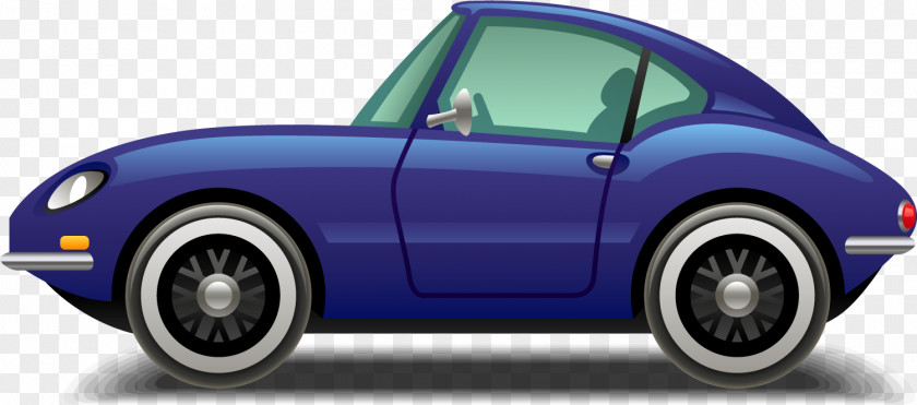 Cartoon Luxury Car Sports Automotive Design Vehicle PNG
