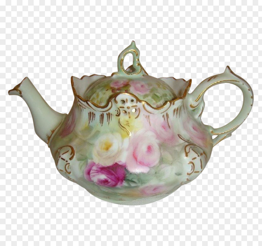 Chinese Tea Teapot Tableware Porcelain Kettle PNG