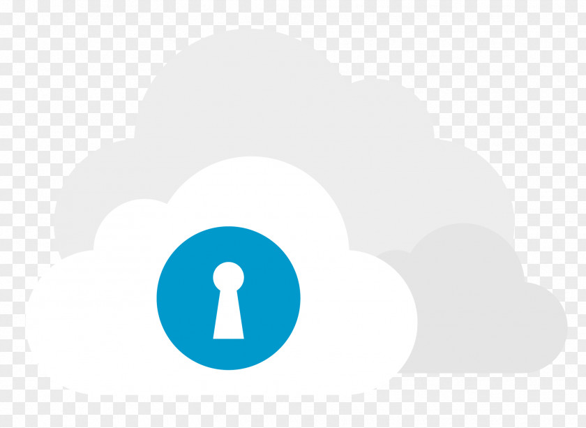 Cloud Computing Blue Logo PNG