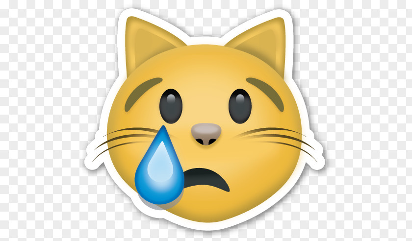 Face Cat Sticker Emoji Smile Felidae PNG