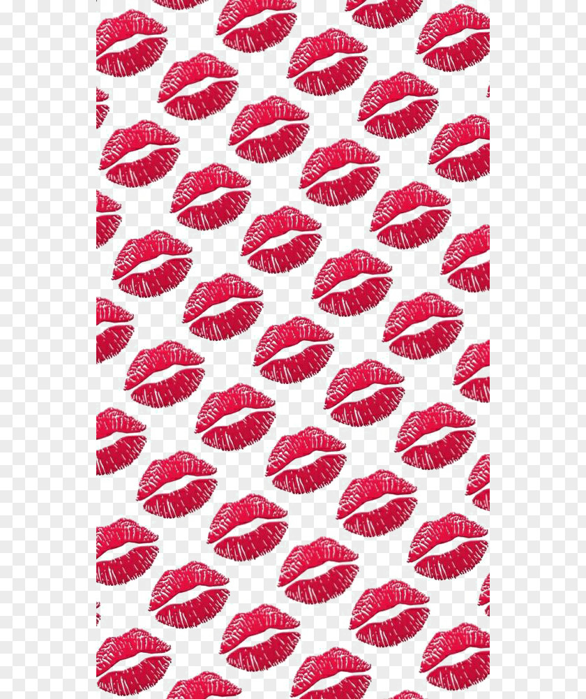 Lips Printing Lip Emoticon Wallpaper PNG