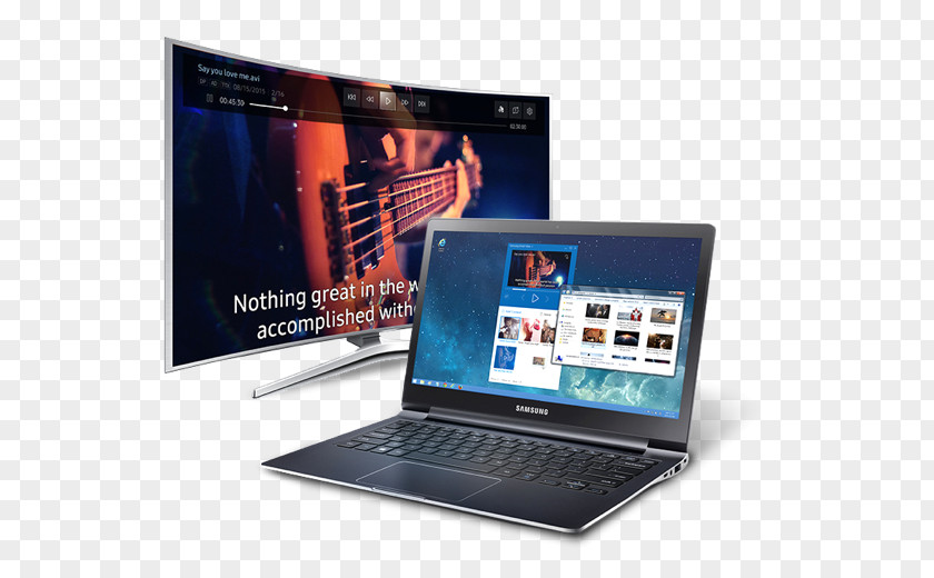 Samsung Laptop Computers AllShare Netbook Smart TV Group Personal Computer PNG