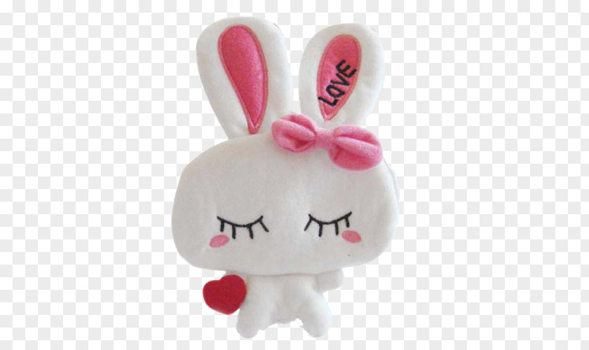 Shy Rabbit Stuffed Toy Plush PNG
