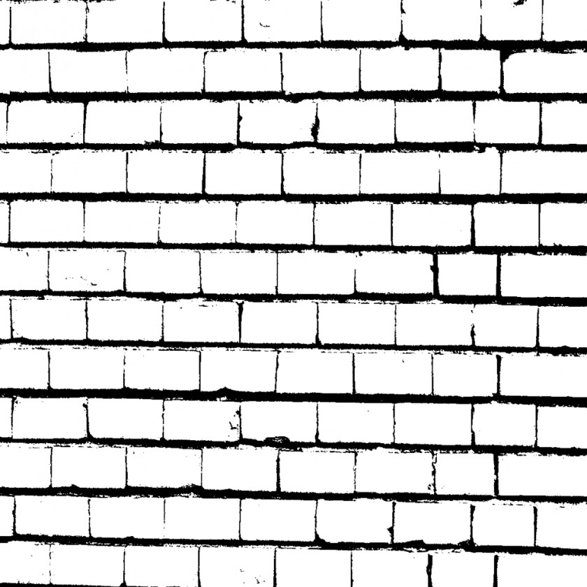 Brick Wall Black And White Photography PNG