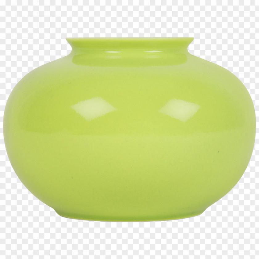 Porcelain Vase Green PNG