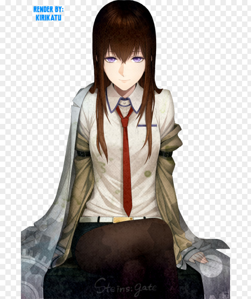 Steins;Gate 0 Kurisu Makise Rintarou Okabe Fan Art PNG