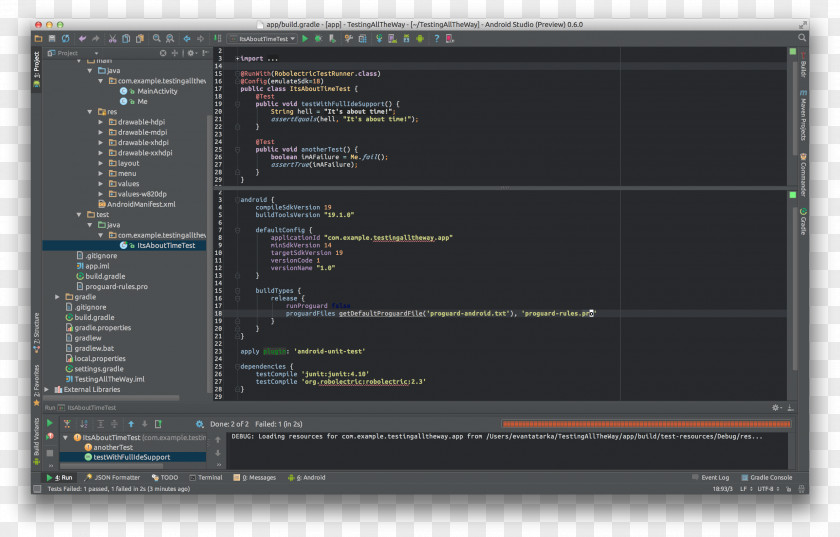 Android Studio Screenshot Brand Font PNG