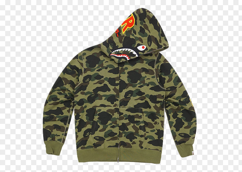 Bathing Ape Hoodie A T-shirt Military Camouflage Sweater PNG