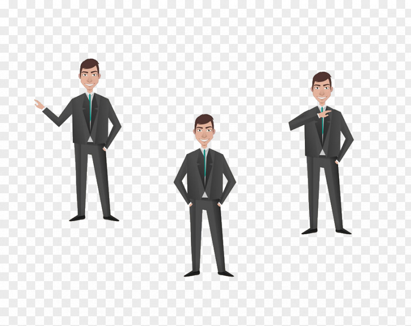 Business Man Cartoon PNG