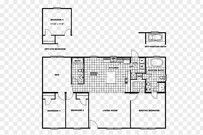 Furniture Floor Plan Crossland Homes Candler Bedroom PNG