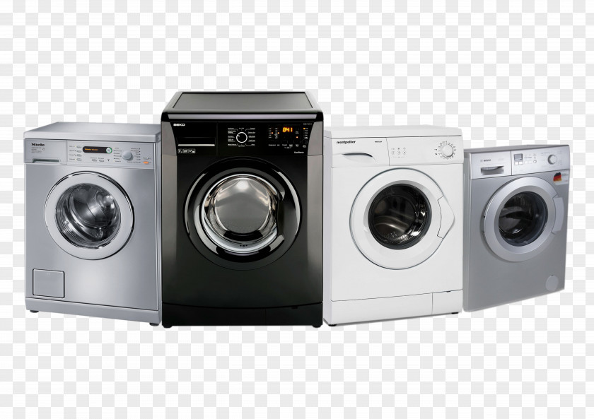Washing Machine Appliances Machines Home Appliance Major Clothes Dryer Laundry PNG