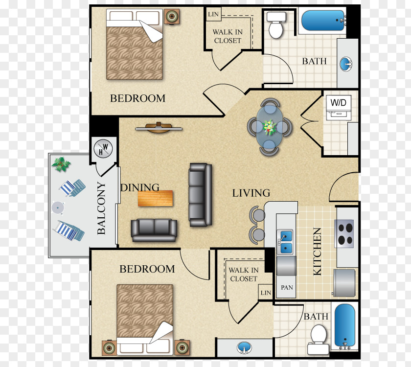 Apartment The Orsini Floor Plan House Bedroom PNG