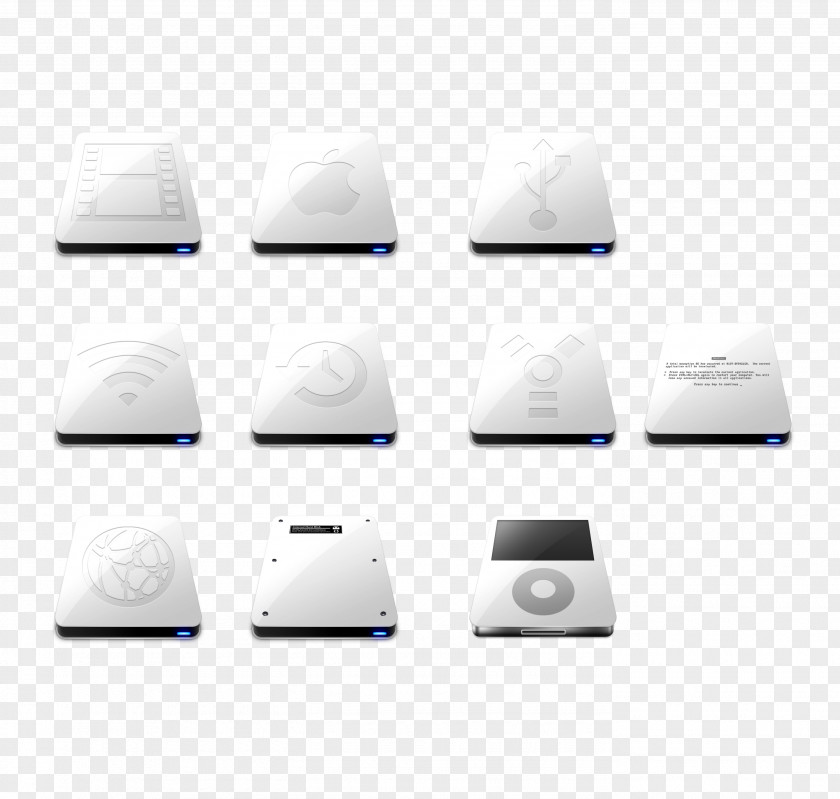 Apple HD Hard Disk Furniture White Pattern PNG
