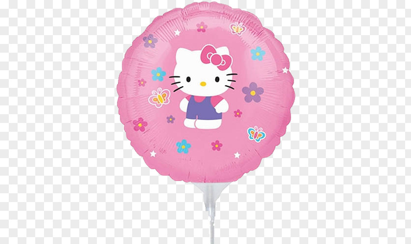 Balloon Hello Kitty Mylar Birthday Party PNG