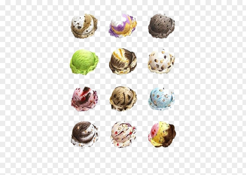 Ice Cream Ball Chocolate Balls Drawing Sketch PNG