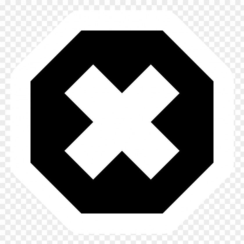 X Stop Sign PNG