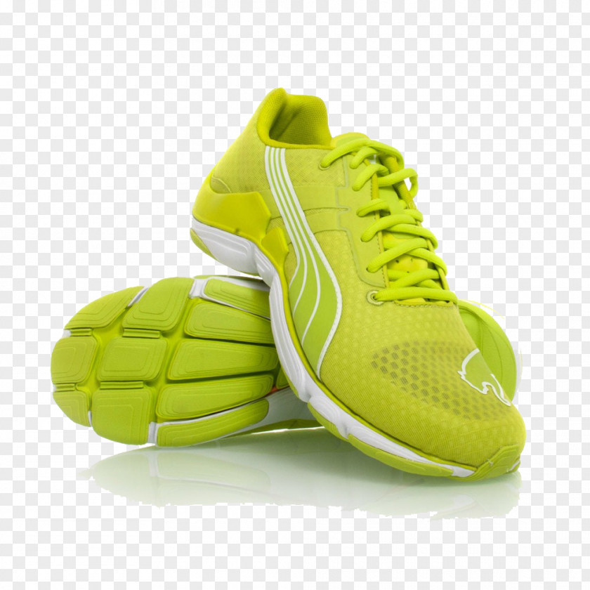 Green Running Shoes Puma Shoe Sneakers Nike Footwear PNG