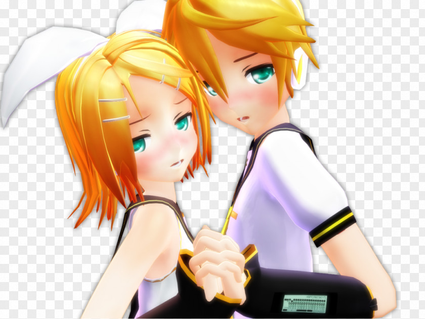 Kagamine Rin/Len Vocaloid MikuMikuDance Kaito PNG