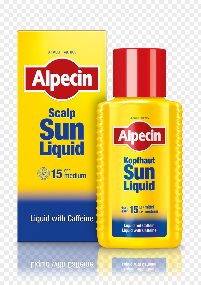 Liquid Cream Alpecin 1 X 180ml The Scalp Sun Protection With SPF 15 For Your Skin Dr. Wolff Group Kopfhaut Sun-Liquid LSF PNG