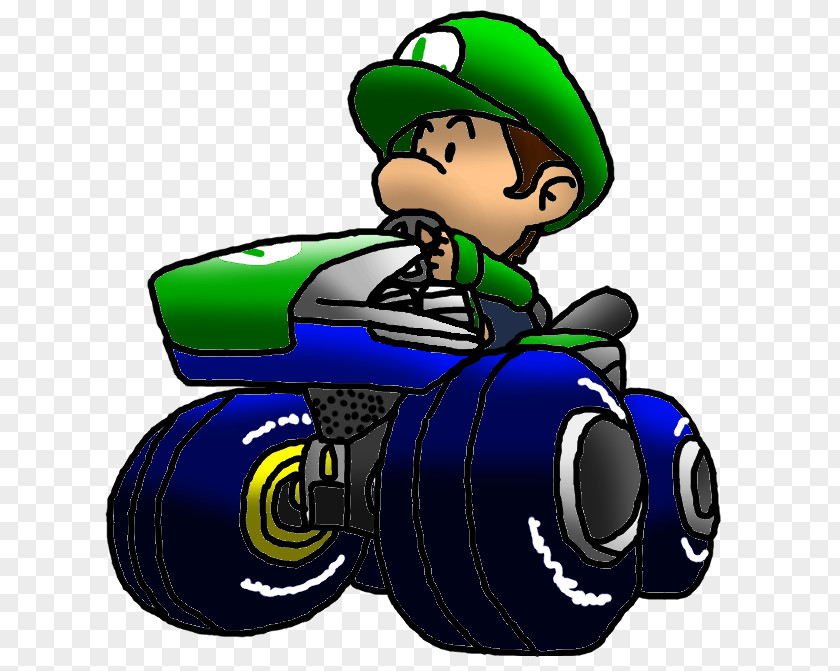 Luigi Mario Kart: Double Dash Kart 8 Wii PNG