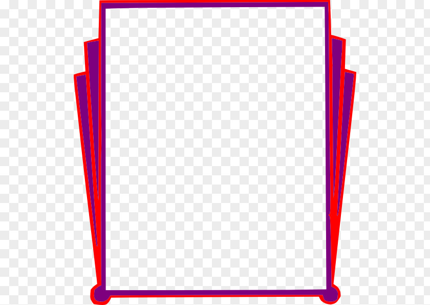 Red Purple Cliparts Borders And Frames Picture Clip Art PNG