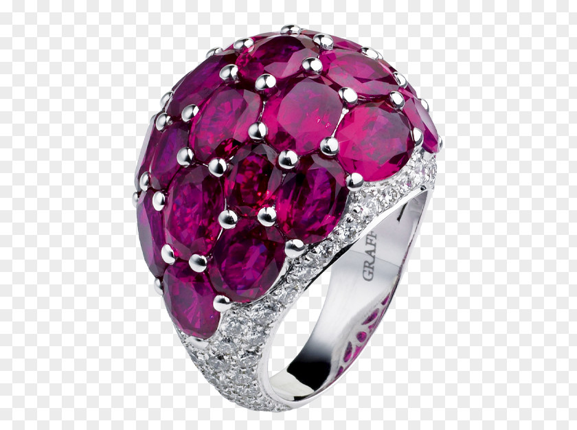 Ruby Graff Diamonds Earring Gemstone PNG