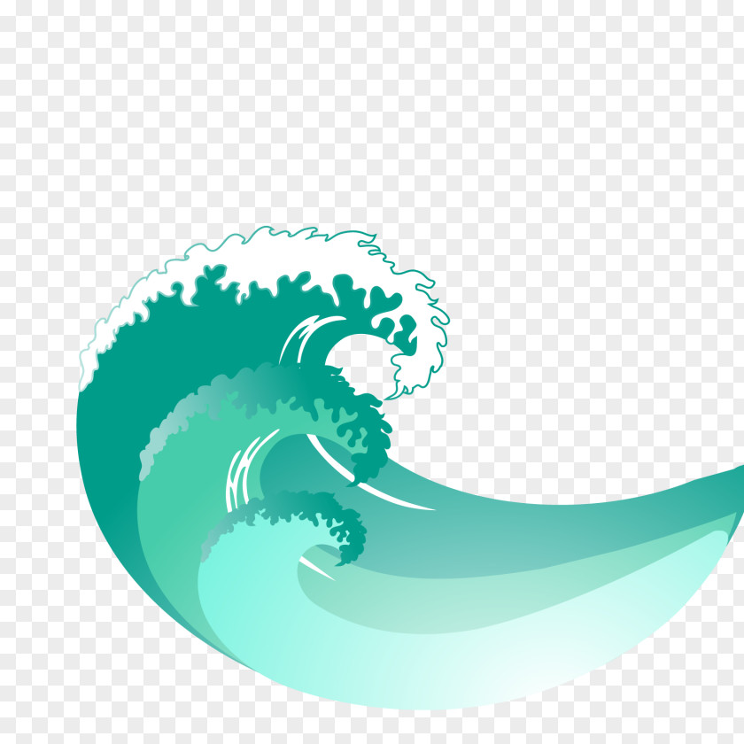 Spray Painted Blue Wave Vector Wind PNG