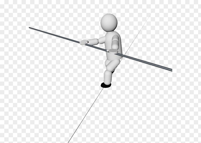 The Little Man Walks Tightrope Wire Rope PNG