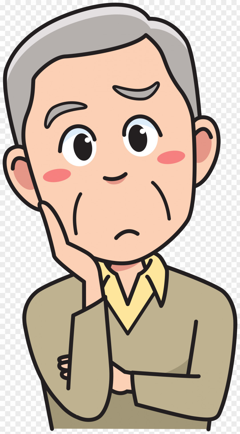 Thinking Man Thought Clip Art PNG