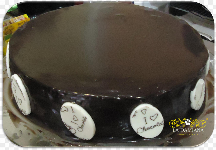 Chocolate Cake Ganache Sachertorte PNG
