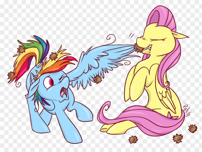 Fluttershy And Rainbow Dash Kiss Pony Pinkie Pie Rarity PNG