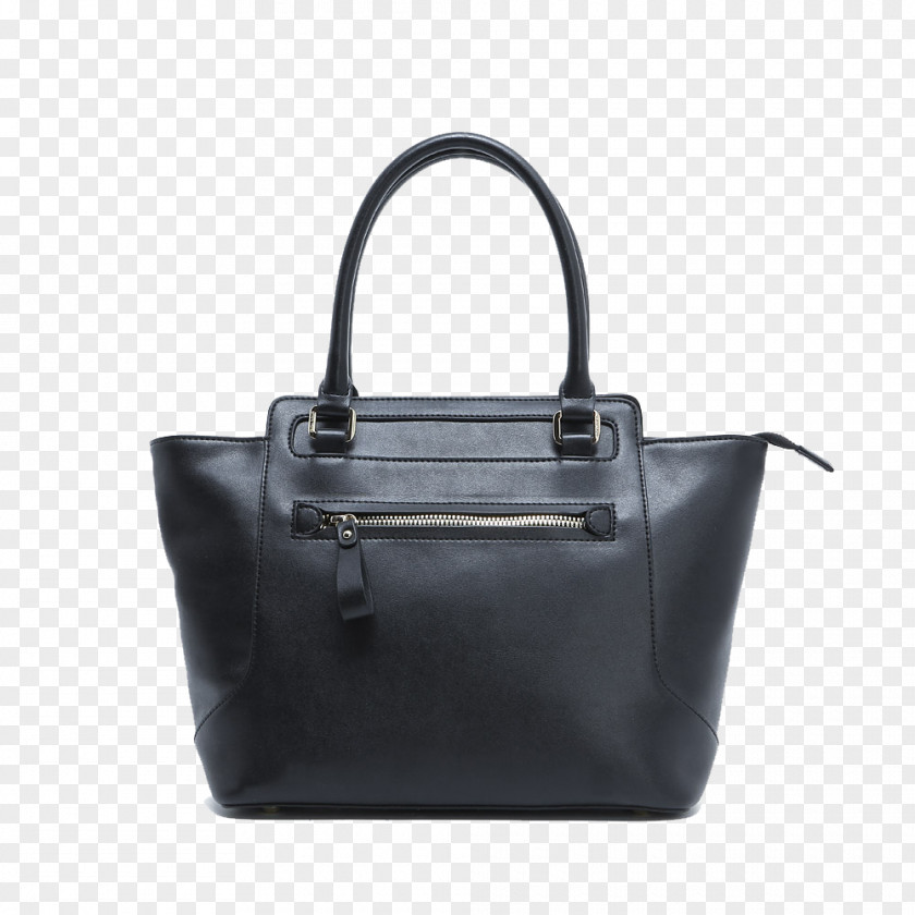 Marin Nuaolandi Black Zipper Tote Bag Handbag PNG