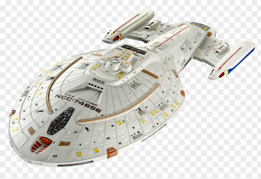 Spaceship USS Voyager Revell U.S.S. Star Trek Plastic Model PNG