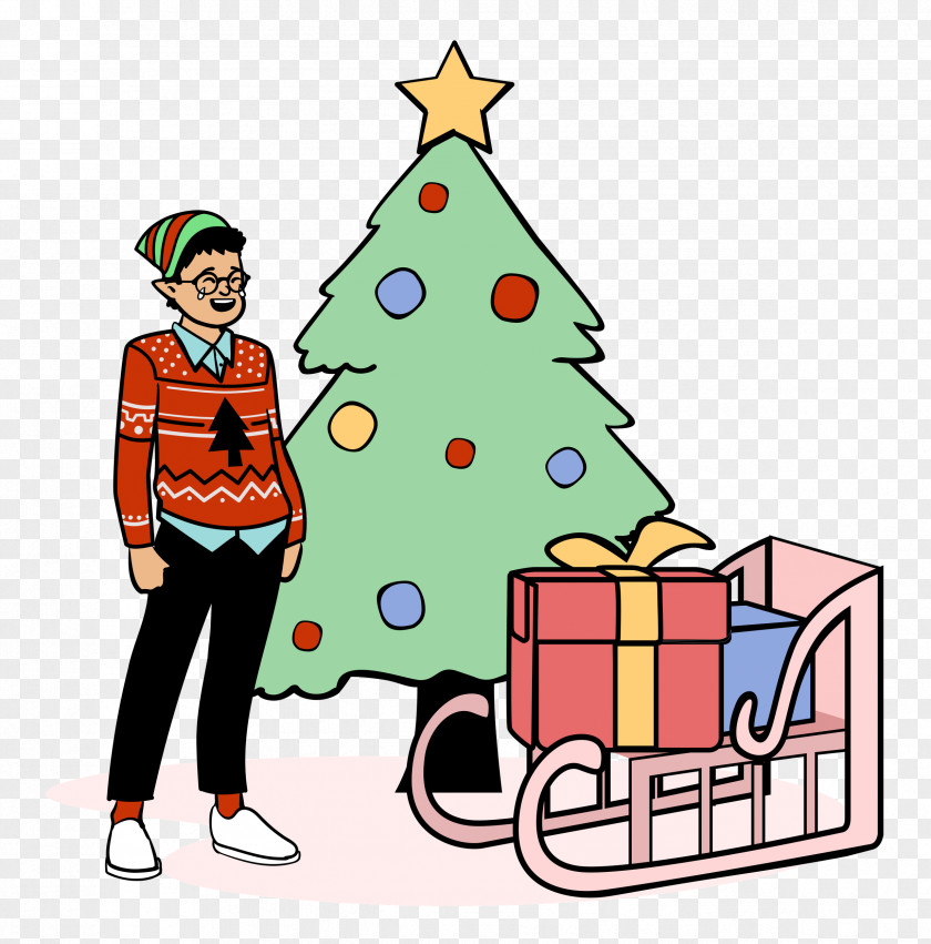 Christmas Tree Gifts PNG