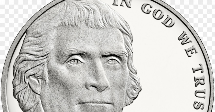 Coin Philadelphia Mint Jefferson Nickel Penny PNG