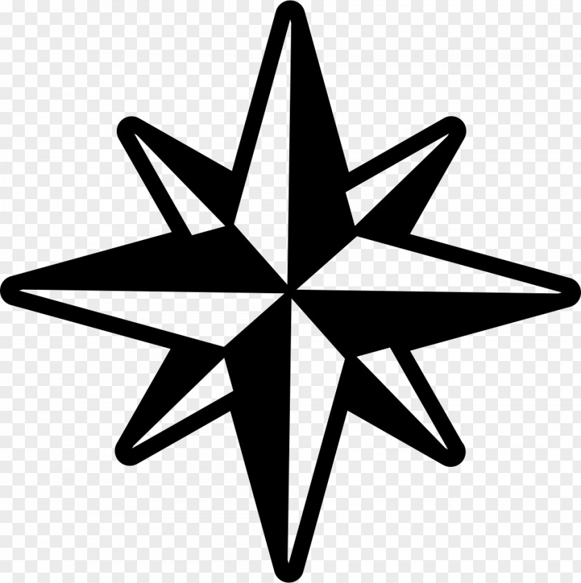 Compass Rose Wind PNG