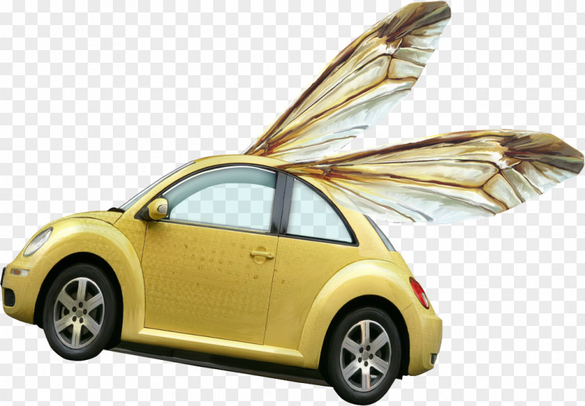 Creative Car Volkswagen Beetle New Automotive Design PNG