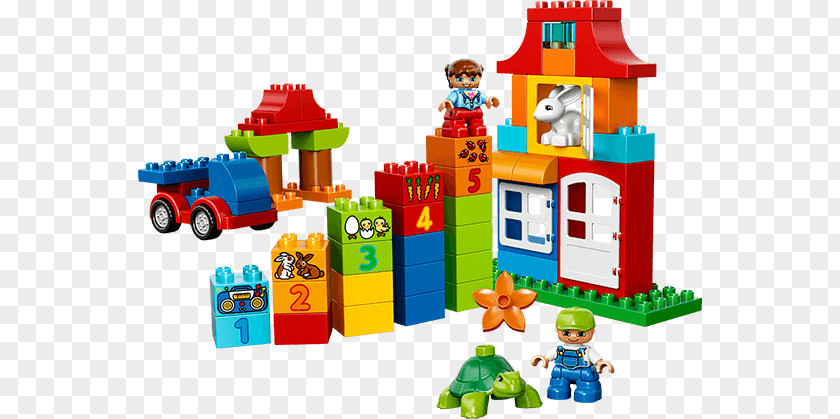Duplo LEGO 10580 DUPLO Deluxe Box Of Fun Lego Toy 10572 All-in-One PNG