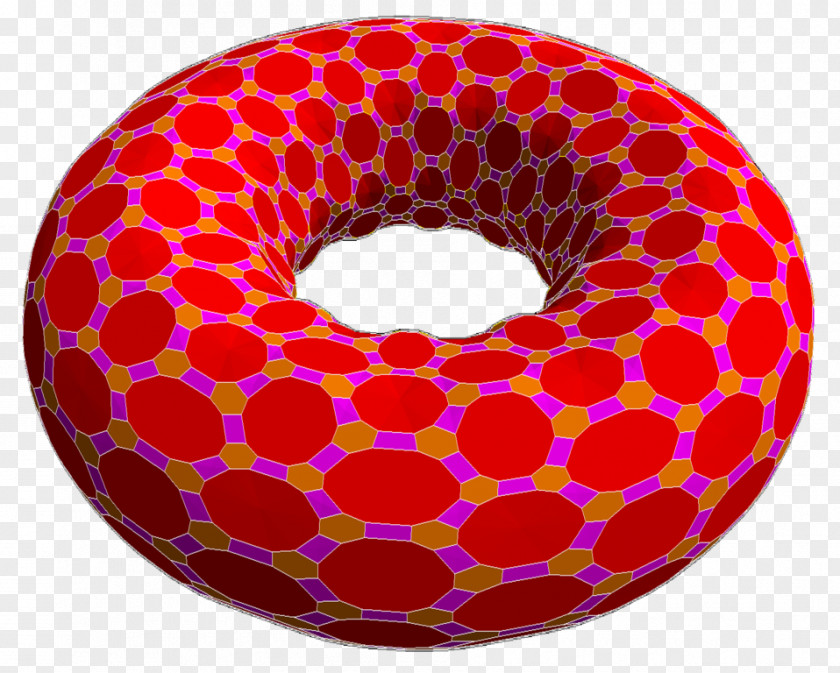 Magenta Doughnut Red Circle PNG