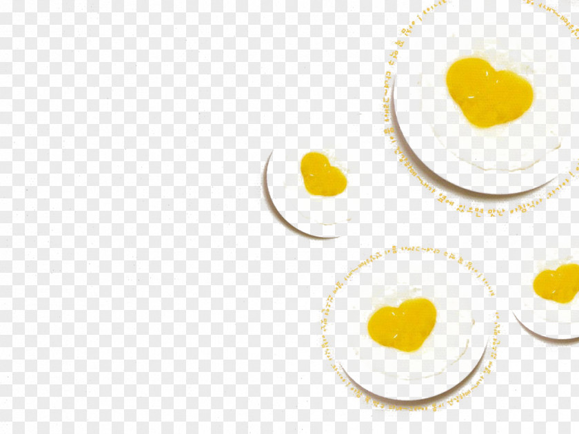 Nutritious Breakfast Egg Yellow Pattern PNG