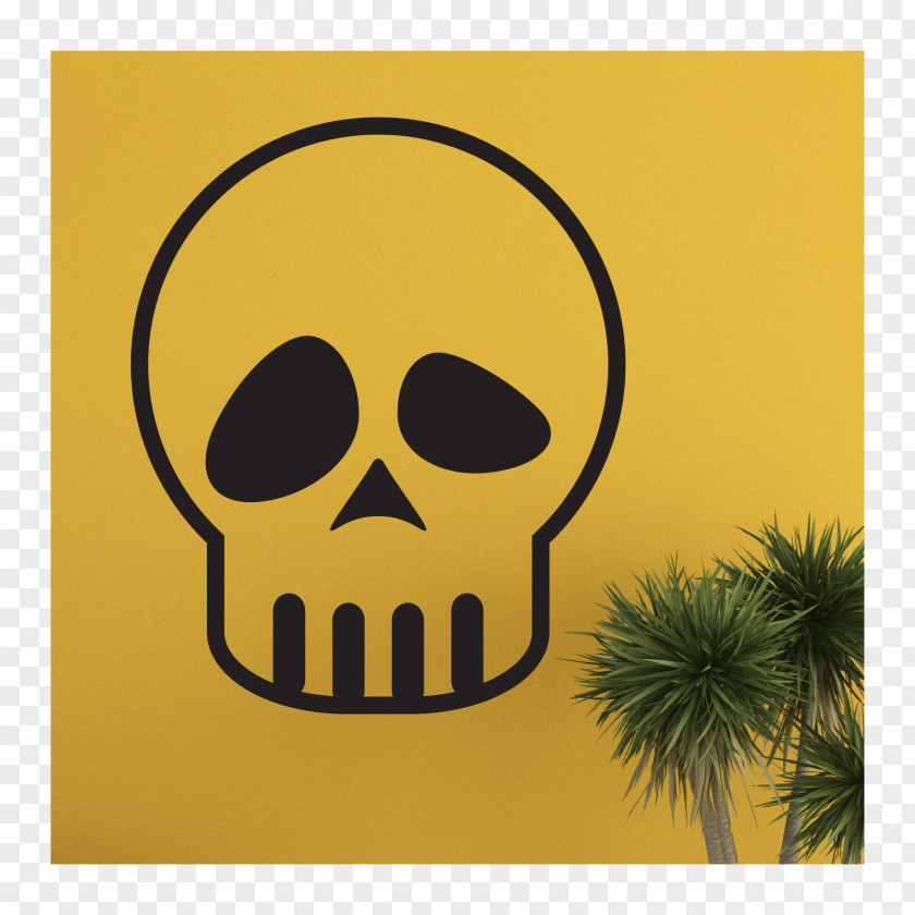 Smiley Skull Text Messaging Font PNG