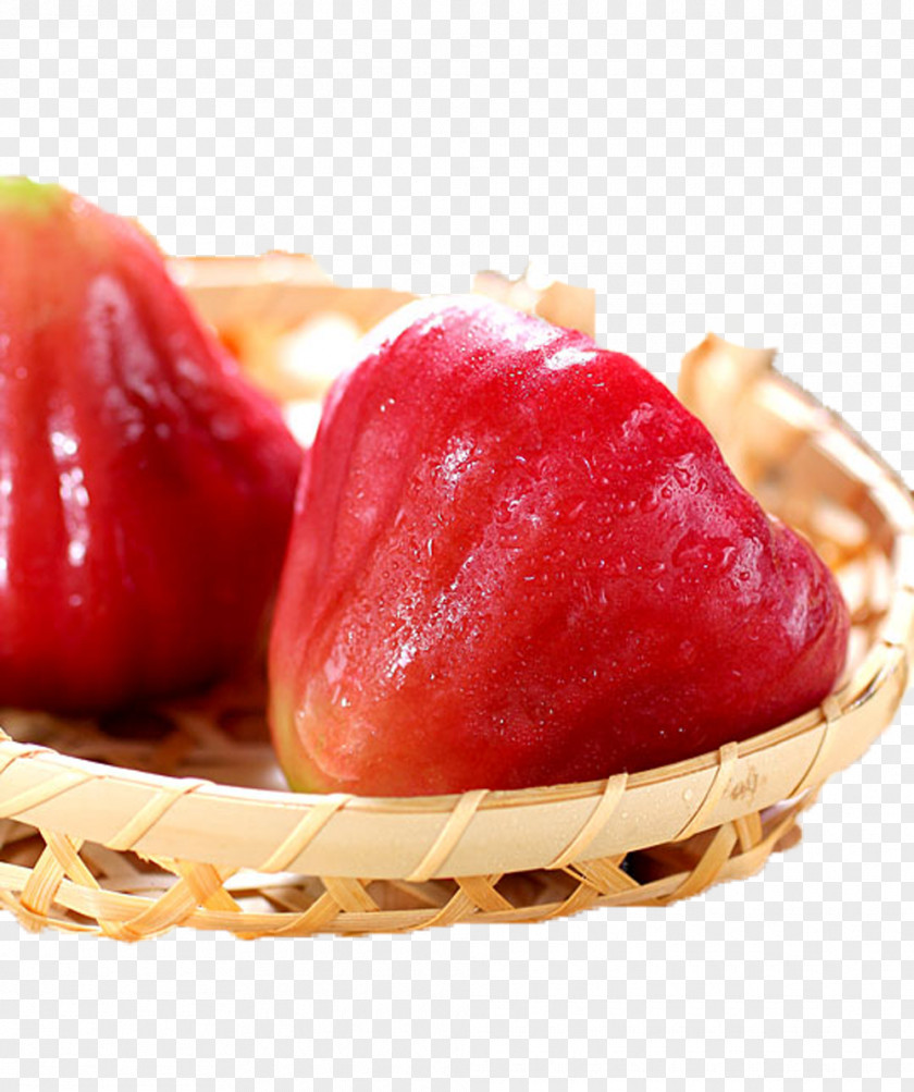 Wax Apple Basket Picture Material Ice Cream Java Fruit Auglis PNG