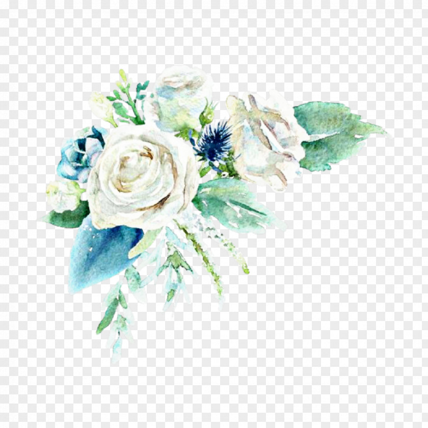 Light Blue Floral Paper Vector Graphics Garden Roses Image PicsArt Photo Studio PNG