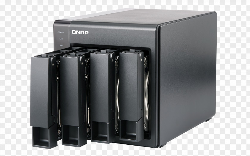 QNAP Systems, Inc. Network Storage Systems TS-451+ Serial ATA Computer Data PNG