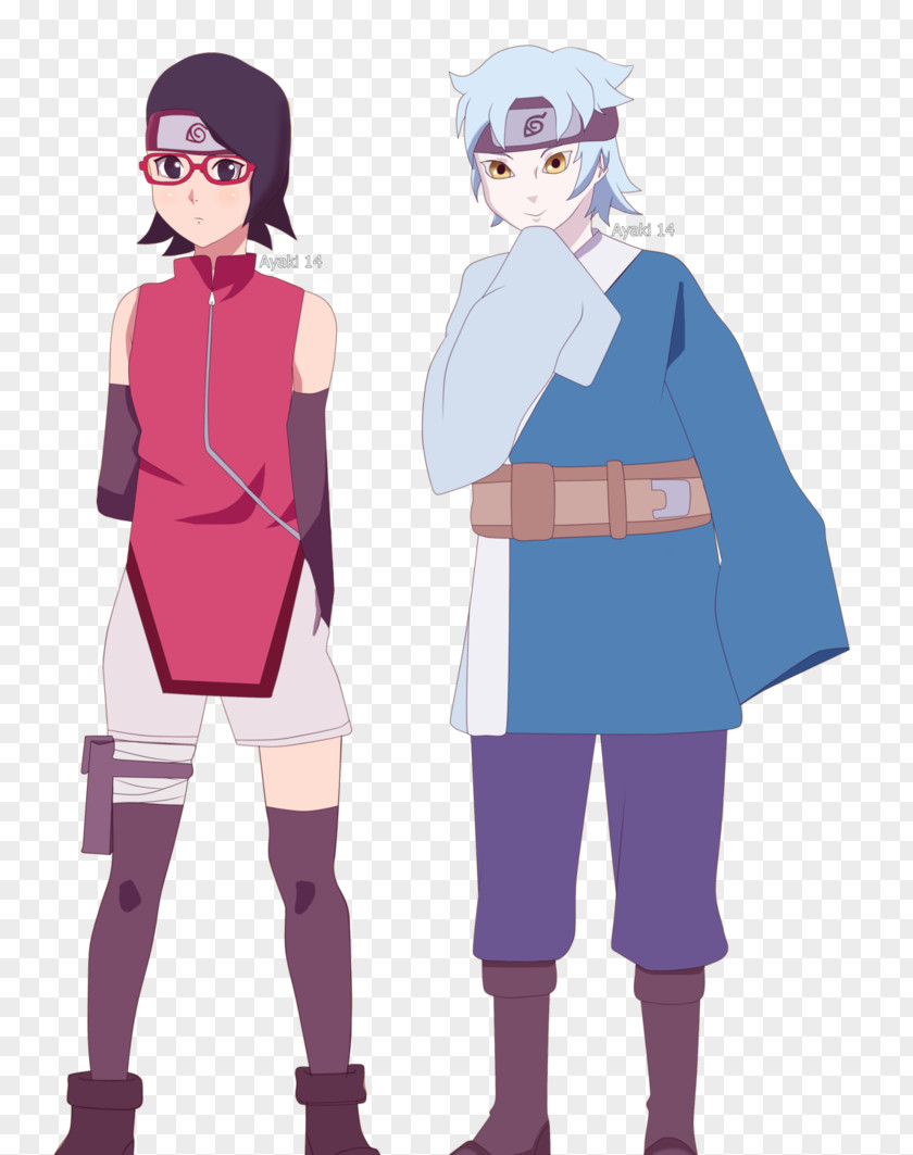 Sarada Uchiha Mitsuki Character Boruto: Naruto Next Generations Drawing PNG