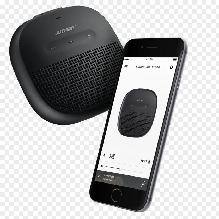 Sound App Bose SoundLink Micro Corporation Wireless Speaker Loudspeaker PNG