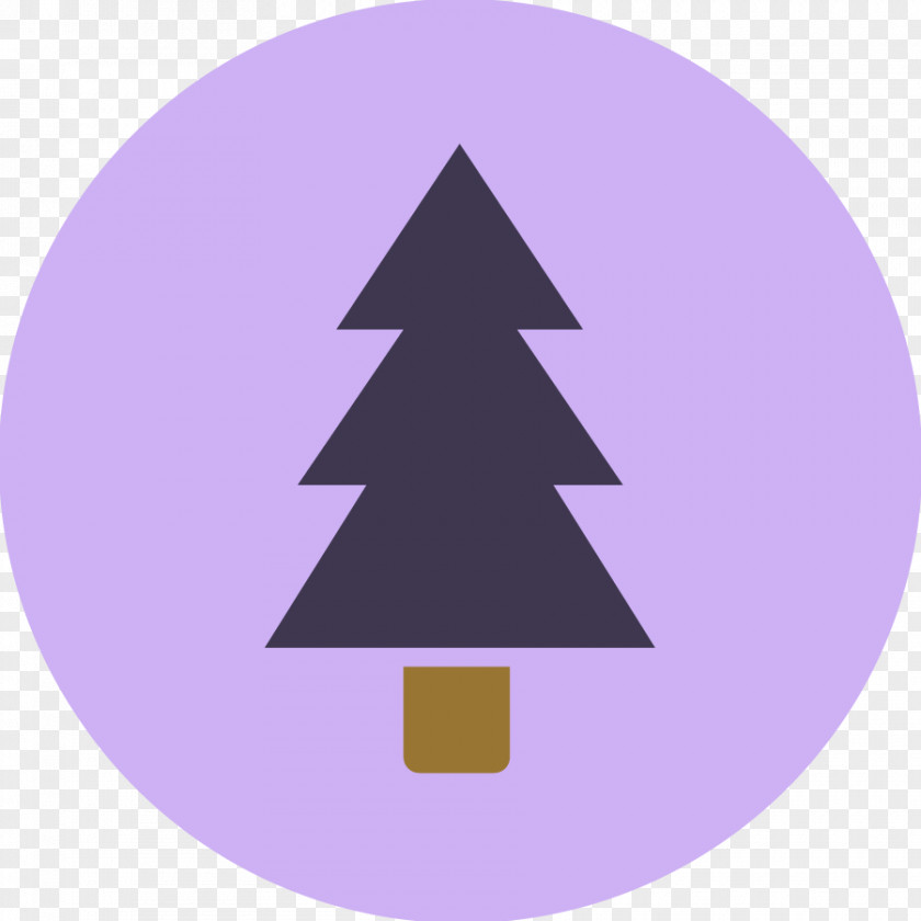 Christmas Tree Symbol Silhouette PNG