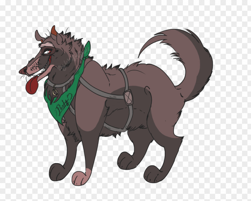 Dog Mustang Horse Tack Cartoon PNG